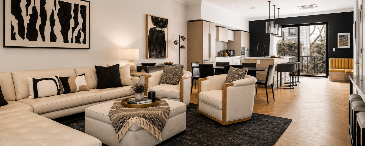 Sophisticated open-plan residence from the Mijalkovic Bennett Team portfolio in Brooklyn